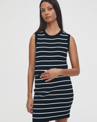 Stretchy Maternity Skirt (Stripe) 2