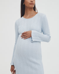 Maternity Resort Knit Dress (Powder) 6
