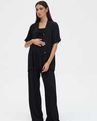 Maternity Babymoon Outfit (Black) 5