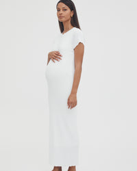 Stylish Babyshower Dress (White) 7