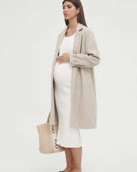 Maternity Coat (Natural) 8