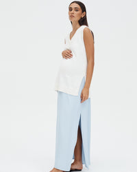 Maternity Vest (White) 5