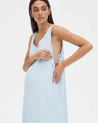 Baby Blue Baby Shower Dress 6