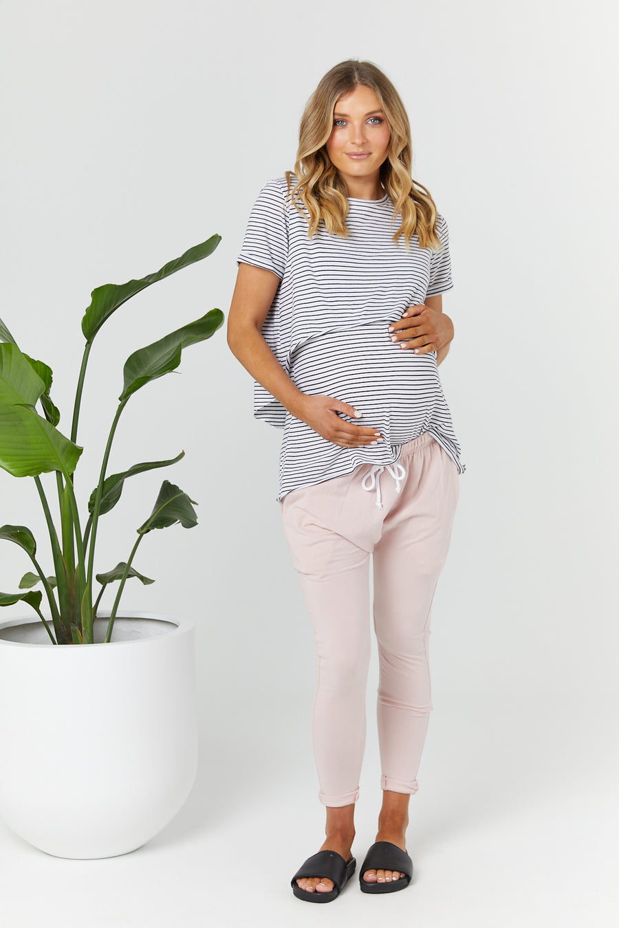 Maternity and Nursing Top Stripe - 2