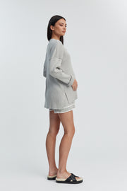 Essential Knit Short (Grey Marle)