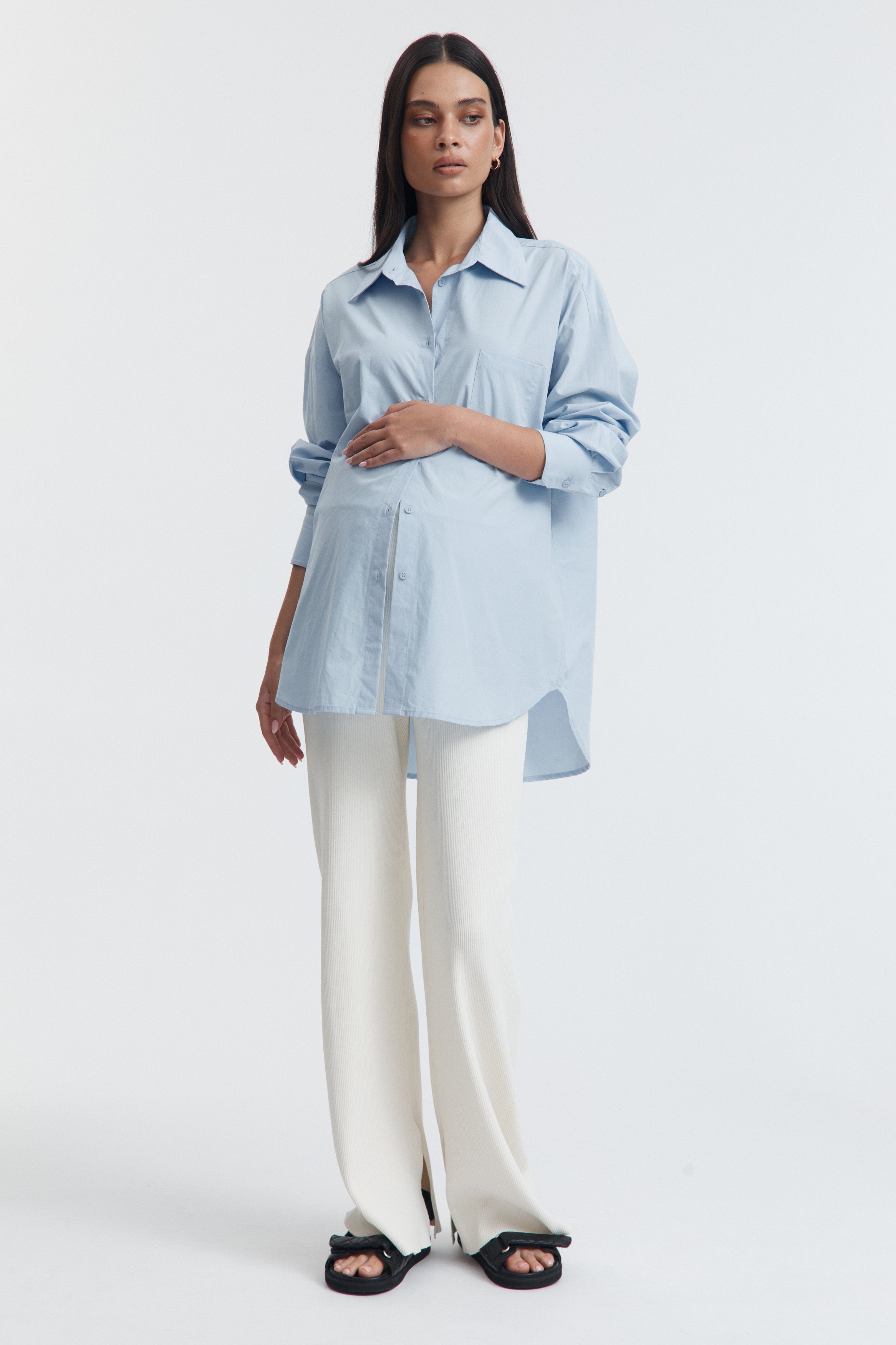 Celeste Wide Leg Pant (Buttercream)