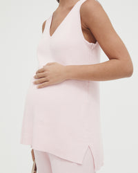 Maternity Knit Tank (Rose) 1