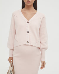 Maternity Cardigan (Pink) 1