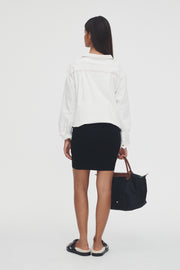 Maternity Work Skirt (Black) 5