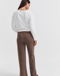 Stylish Maternity Jogger (Chocolate) 9