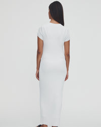 Stylish Babyshower Dress (White) 9