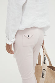 Pink Maternity Joggers 1