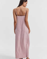 Pink Maternity Slip Dress 7