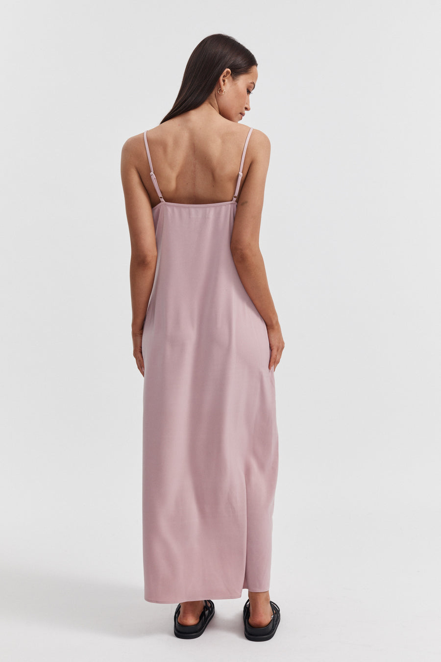 Pink Maternity Slip Dress 7