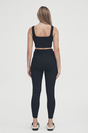Maternity Sports Crop (Black) 6