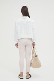 Pink Maternity Joggers 8