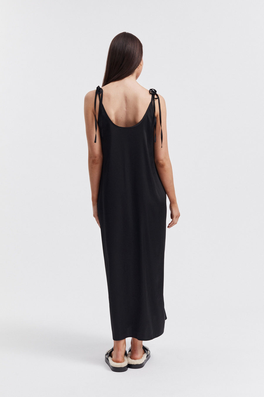 Black Maternity Slip Dress 12