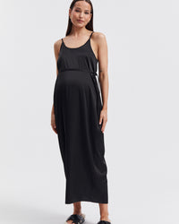 Black Maternity Slip Dress 7