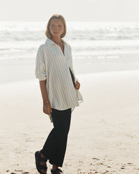 Black Rib Knit Maternity Maxi Skirt 3