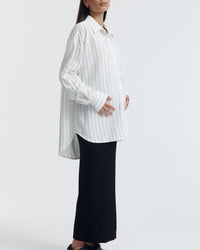 Black Rib Knit Maternity Maxi Skirt 4