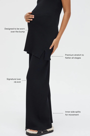 Celeste Wide Leg Pant (Charcoal) - LÉGOE HERITAGE