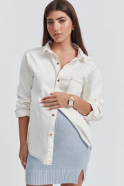 Stylish Maternity Skirt (Cornflower) 4