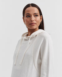 Maternity & Nursing Hoodie (White) 5