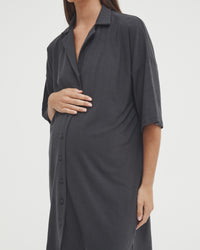 Black Maternity Nightie 1