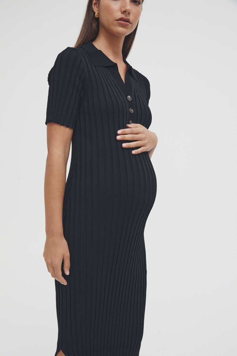 Black Tie Maternity Dress 2