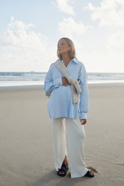 Celeste Wide Leg Pant (Buttercream)