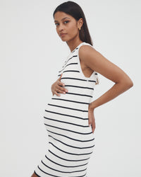 Summer Maternity Stripe Dress 2