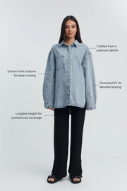 Denim Shirt/Jacket (Saltwash) - LÉGOE HERITAGE