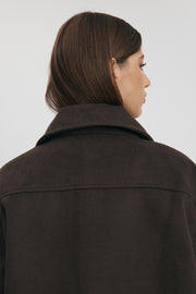 Designer Maternity Bomber (Chocolate) 16