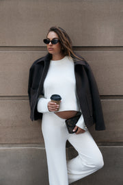 Designer Maternity Bomber (Chocolate) 5