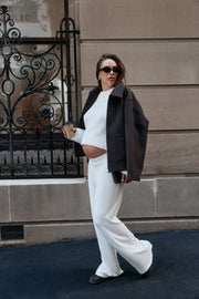 Designer Maternity Bomber (Chocolate) 7