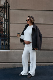 Designer Maternity Bomber (Chocolate) 9