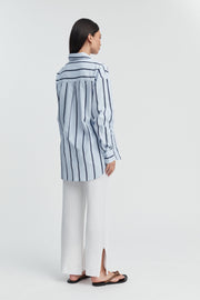 Designer Maternity Cotton Shirt (Stripe) 4