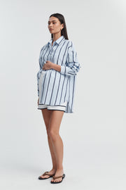 Designer Maternity Cotton Shirt (Stripe) 5