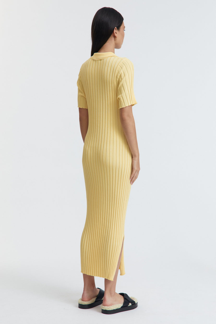 Designer Maternity Dress (Lemon) 5