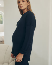 Designer Maternity Jumper (Navy) 3