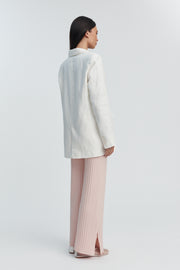 Designer Maternity Knit Pant (Pale Pink) 12