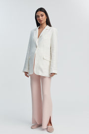 Designer Maternity Knit Pant (Pale Pink) 6