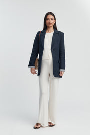 Designer Maternity Knit Vest (Off White) 3