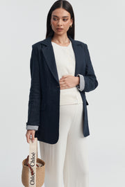 Designer Maternity Knit Vest (Off White) 4