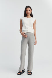 Designer Maternity Knit Vest (Off White) 5
