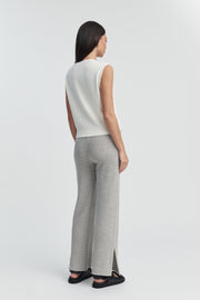 Designer Maternity Knit Vest (Off White) 7