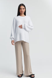 Designer Maternity Pant (Neutral) 8