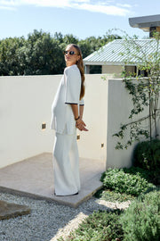 Designer Maternity Pants (Cream) 14