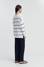 Designer Maternity Pants (Navy) 5