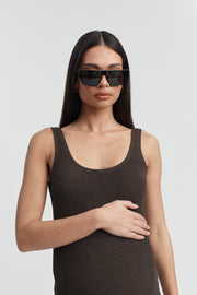 Designer Maternity Swimwear (Chocolate) 3